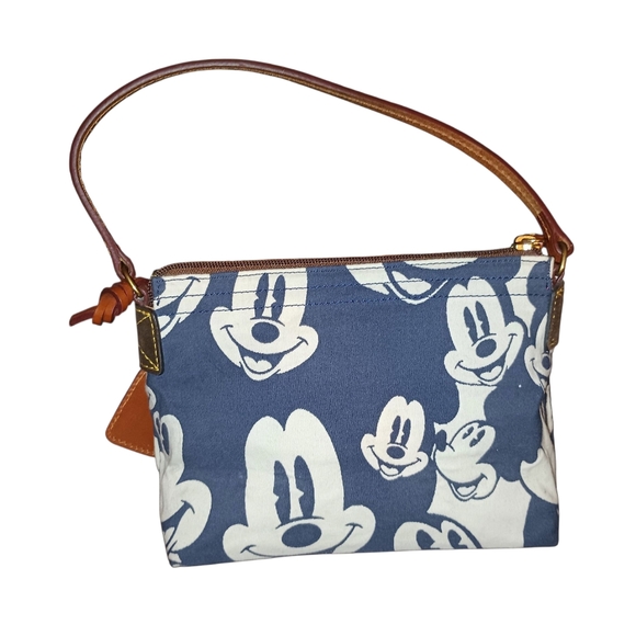 Disney Mickey Dooney and Bourke shoulder bag Blue Canvas - Picture 13 of 15